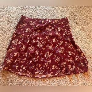 Reformation floral ‘Flounce’ skirt size 8